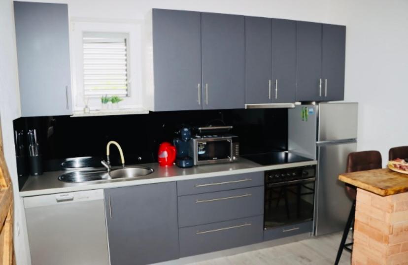 Iva Apartman Sa Bazenom Donji Zemunik Exterior foto